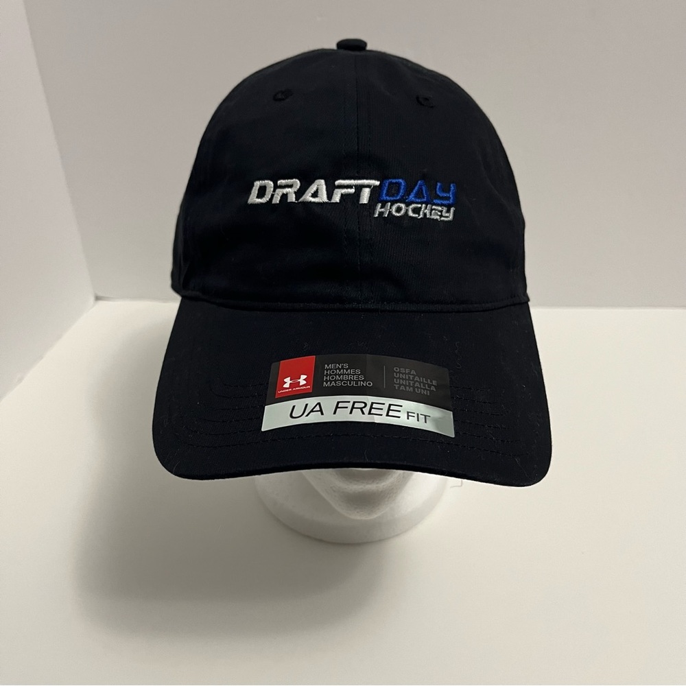 UNDER ARMOUR OSFA Men’s Draft Day Hockey Hat UA Free Fit cap NWT